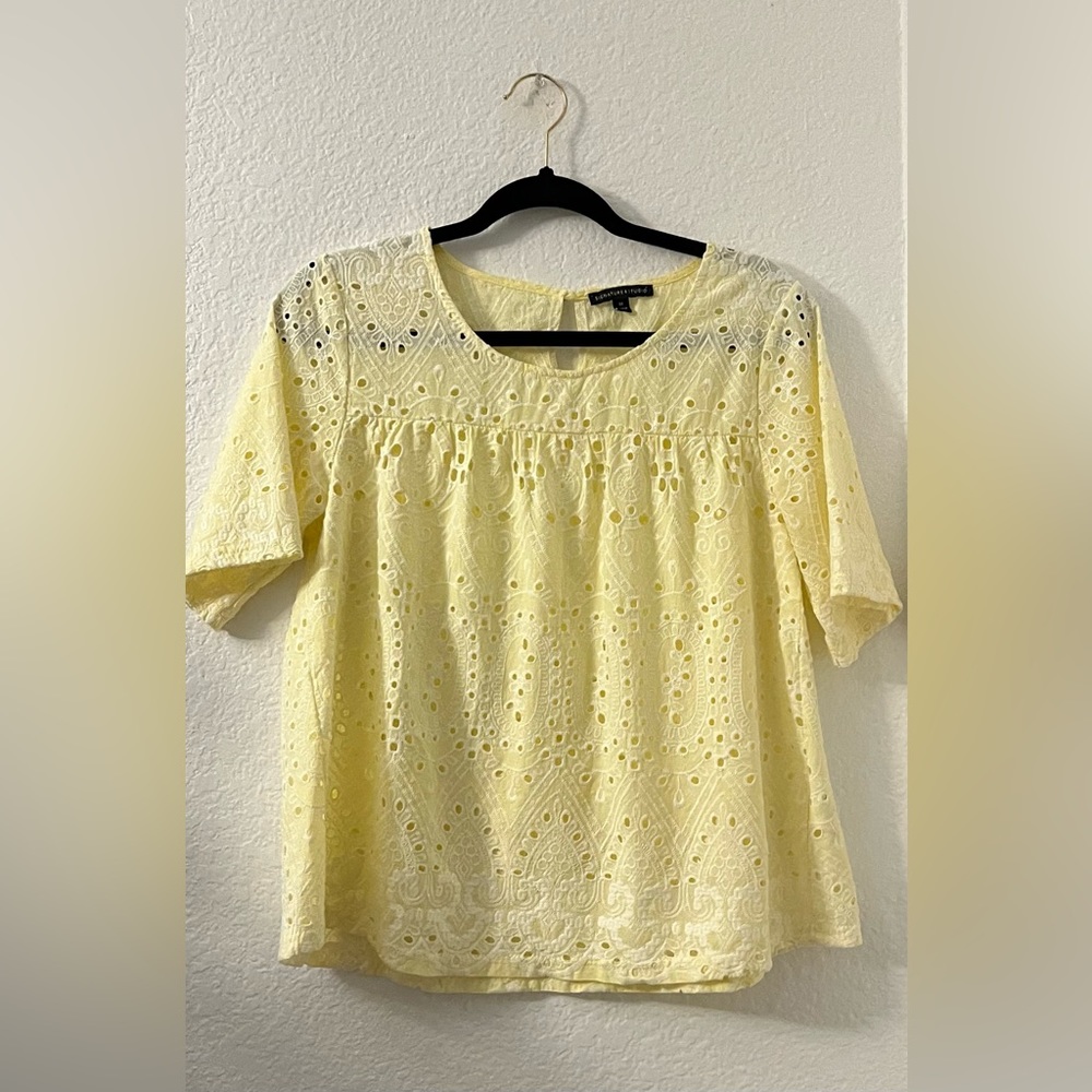 Signature Studio Eyelet Blouse